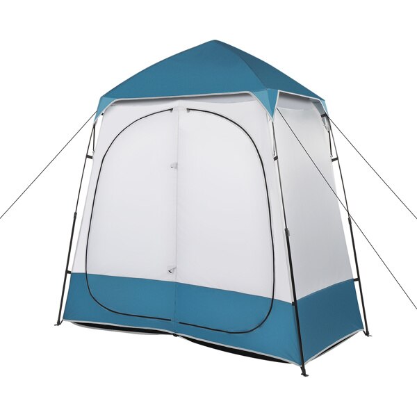Cheap Goat Tents Waterproof Beach Tents Outdoor Camping Shelter Oxford Cloth Durable Double People Dressing Tent 229*229*122cm   